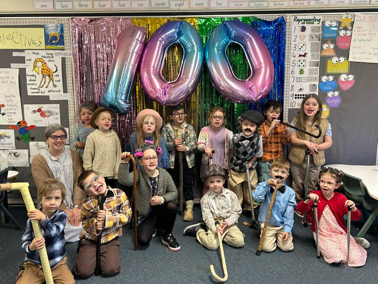 100 days of kinder